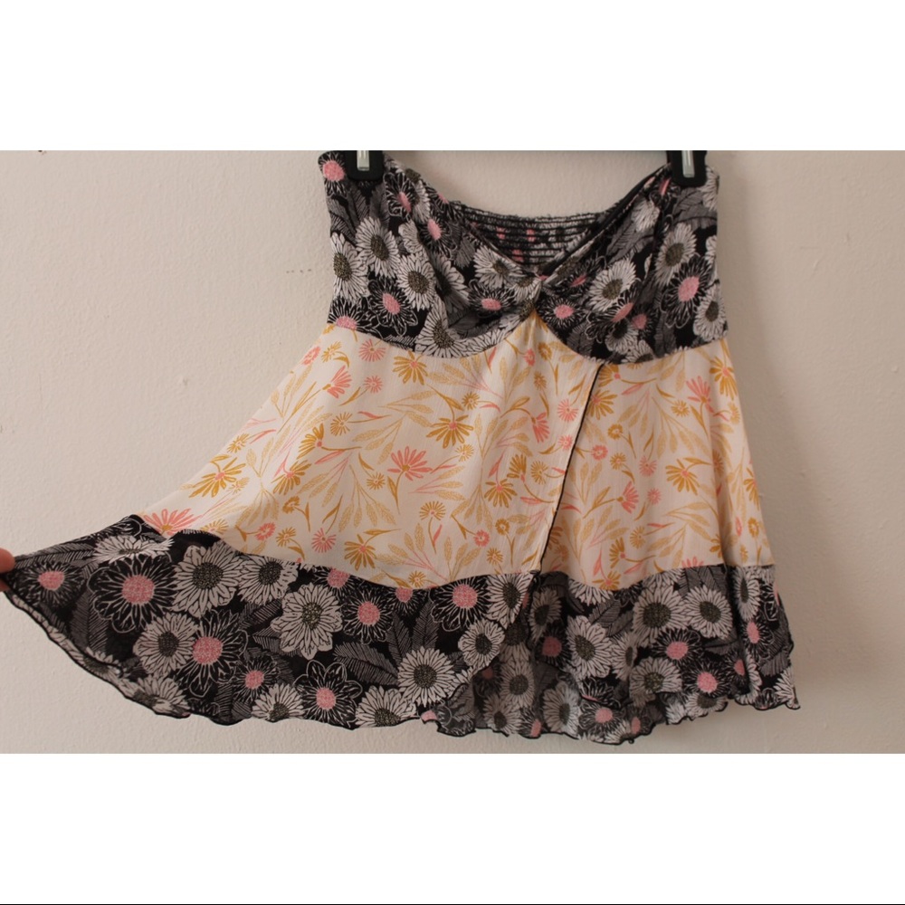 Free People Sleeveless Floral Top